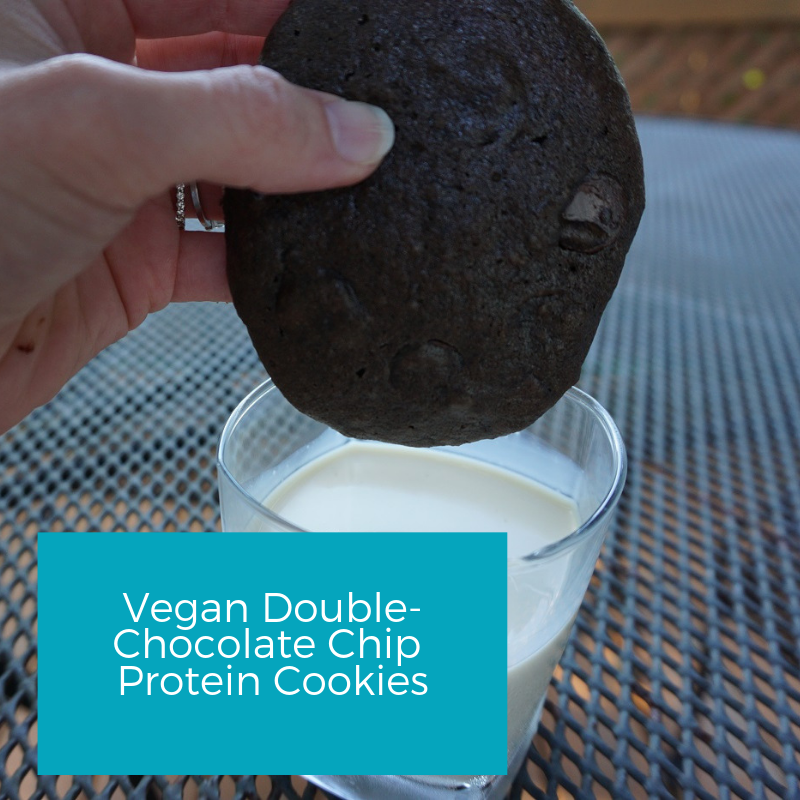 Vegan Double-Chocolate Protein Cookies